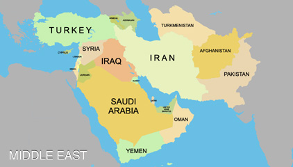 Middle East Asian Countries 77