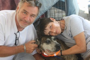 Jane Ebbitt with Marley in recovery