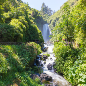 Otavalo Ecuador waterfall